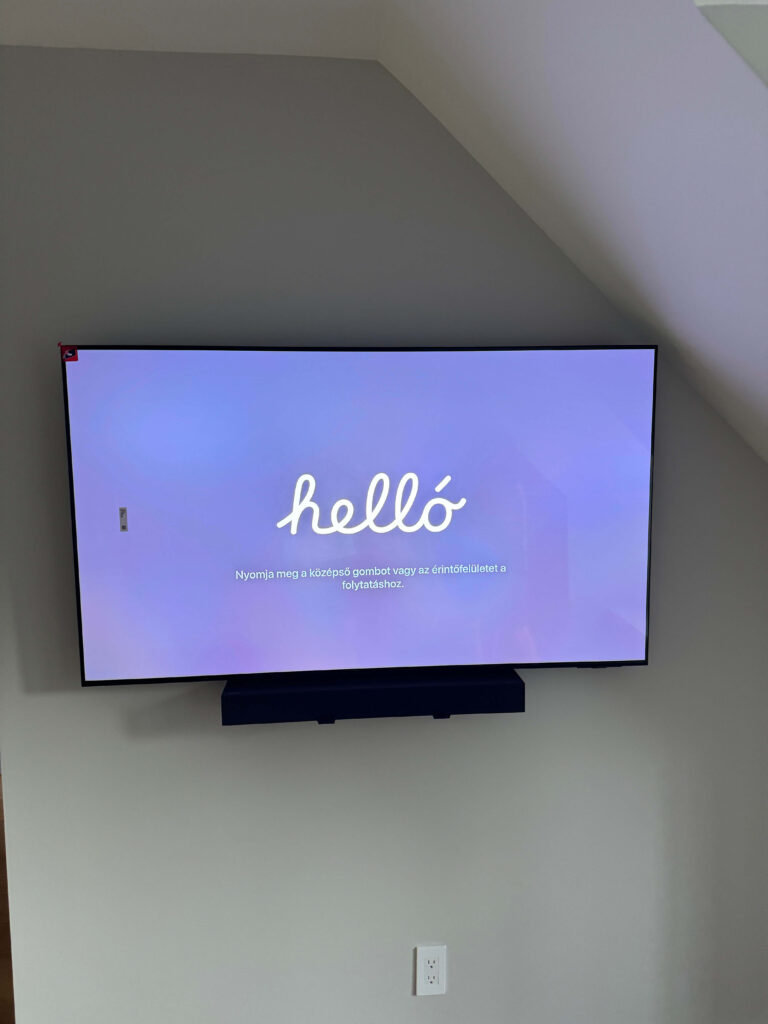 Topline TV Mounting expertly installed a television in Boston, MA.